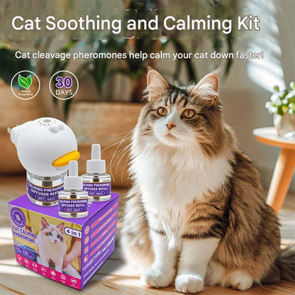 "4-in-1" kit with an electric pheromone diffuser for cats and dogs ™