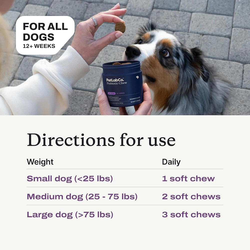 Probiotics Chew for Dogs 12 Weeks+ ™