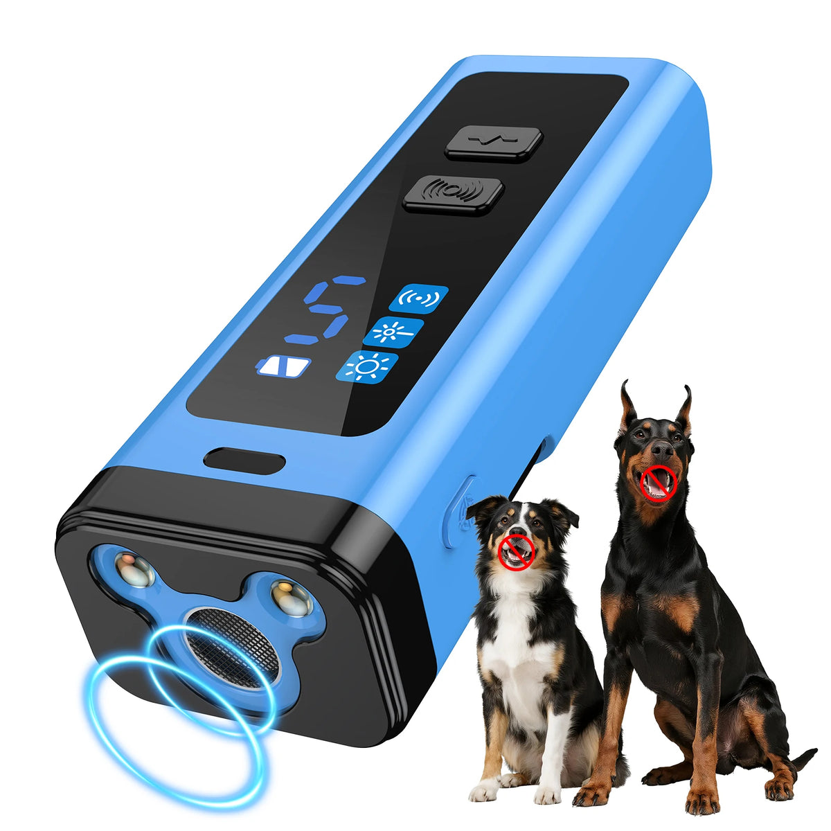 Ultrasonic device for controlling dog barking ™