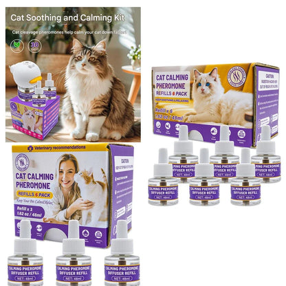 "4-in-1" kit with an electric pheromone diffuser for cats and dogs ™