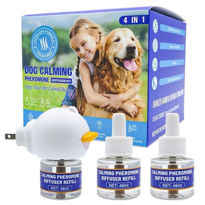 "4-in-1" kit with an electric pheromone diffuser for cats and dogs ™